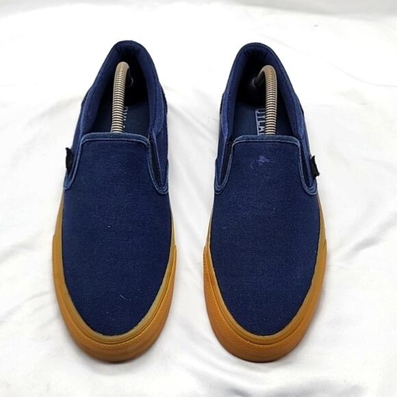 HUF DYLAN WAVE STYLE SCOTT SKATEBOARDING SNEAKERS CANVAS GUM SOLES BLUE IN GUC main image 4